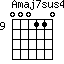 Amaj7sus4=000110_9