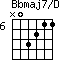 Bbmaj7/D=N03211_6