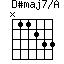 D#maj7/A=N11233_1