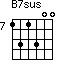B7sus=131300_7