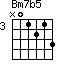 Bm7b5=N01213_3
