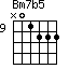 Bm7b5=N01222_9