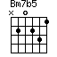 Bm7b5=N20231_1
