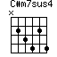 C#m7sus4=N23424_1