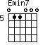Emin7=011000_5