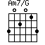 Am7/G=302013_1