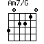Am7/G=302210_1