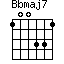 Bbmaj7=100331_1