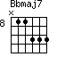 Bbmaj7=N11333_8