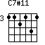 C7#11=112131_3