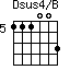 Dsus4/B=111003_5