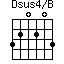 Dsus4/B=320203_1