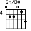 Gm/D#=N22013_4