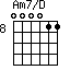 Am7/D=000011_8