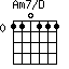 Am7/D=110111_0