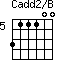 Cadd2/B=311100_5