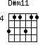 D#m11=311311_4