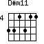 D#m11=331311_4