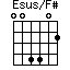 Esus/F#=004402_1