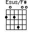 Esus/F#=202400_1