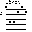 G6/Bb=033101_3