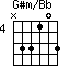 G#m/Bb=N33103_4