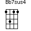 click for variations Bb7sus4