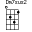 click for variations Dm7sus2