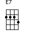 click for variations E7