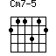 Cm7-5
