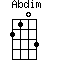 click for variations Abdim